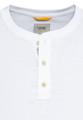 Short-sleeve Henley shirt made from pure cotton