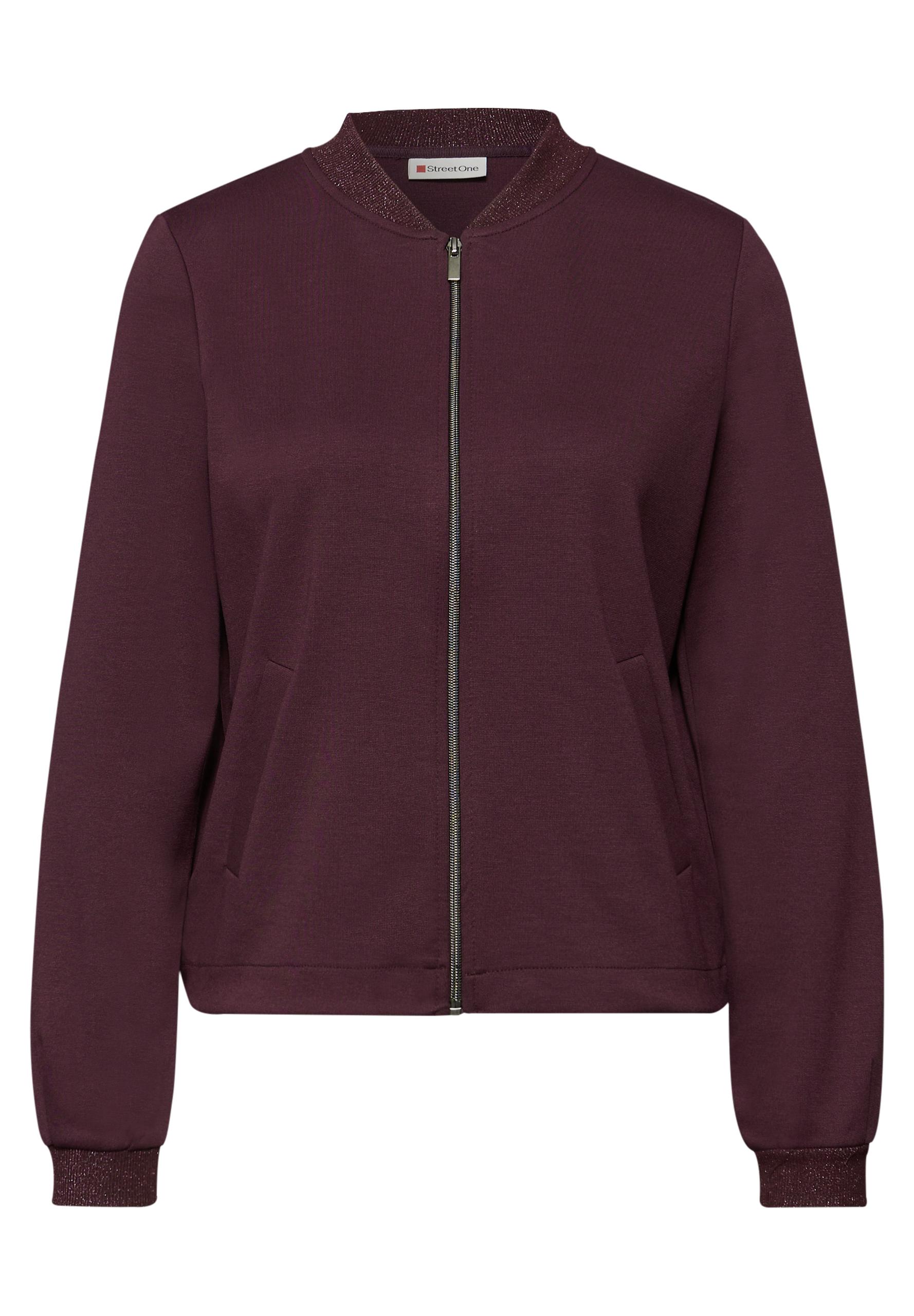Leichter Blouson mit Glitzer 40 - Jazz Berry