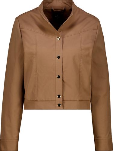 Trench Jacke mit Druckknopfverschluss