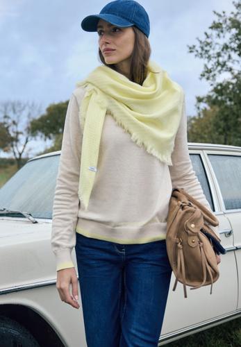 Dreieckstuch One size - Iced Yellow
