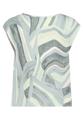Blusenshirt 38 Figurumspielend - Mint/Green