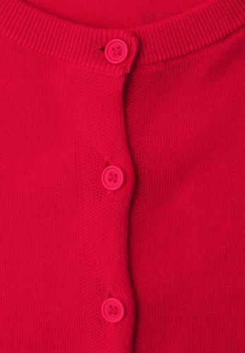 Kurzarm Cardigan mit Rundhals