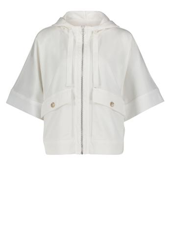 Casual-Jacke 44 Gerade - Rohweiß
