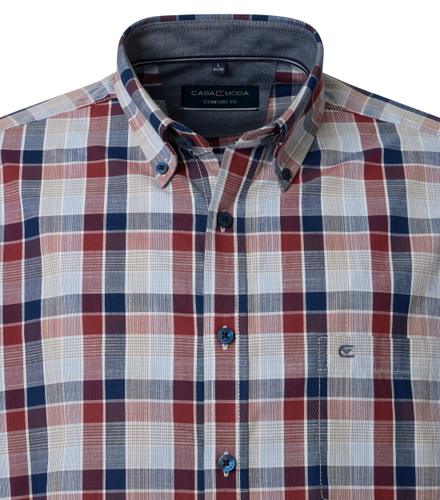 Freizeithemd XL Comfort Fit - Rot