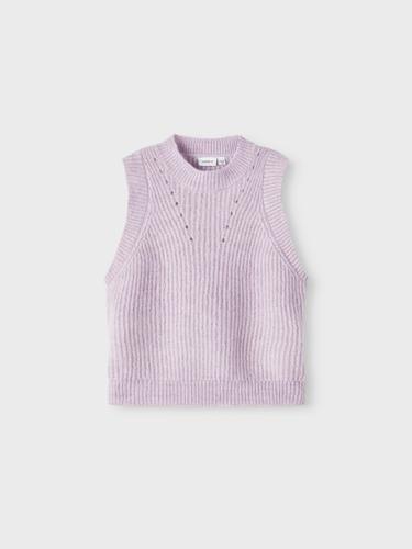 NMFRETULLE KNIT SLIPOVER 104 - Lavender Mist