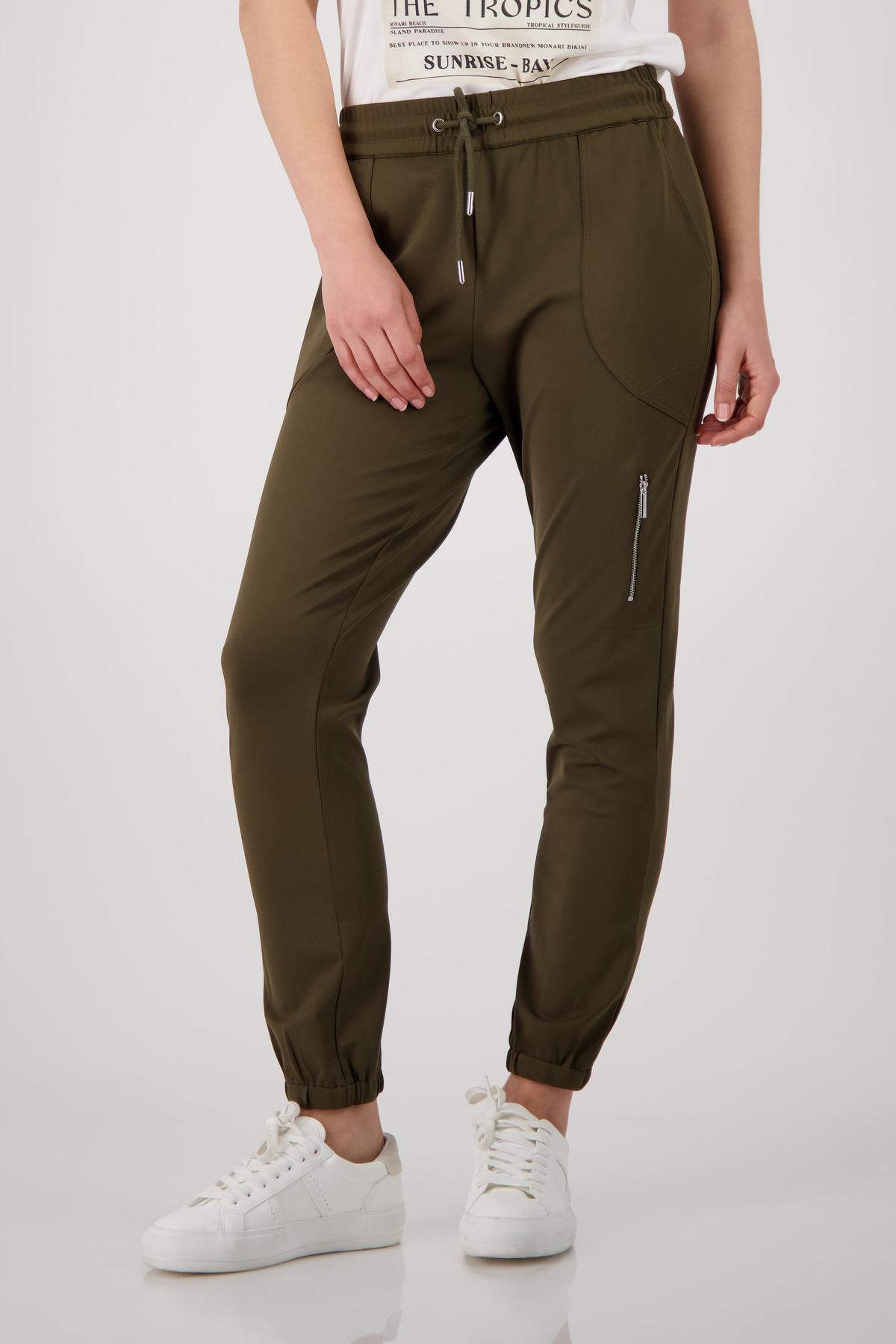 Jogger mit Reißverschlusstasche 40 - Olive