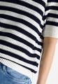 Kurzarm Poloshirt in Crochet-Qualität