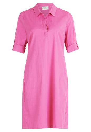 Hemdblusenkleid 42 Gerade - Phlox Pink