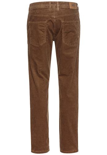 Regular-fit 5-pocketbroek van corduroy
