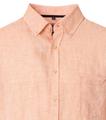 Leinenhemd M Casual Fit Short - Orange