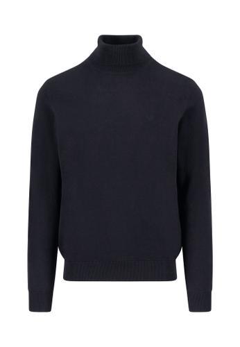 Rollneck, Superfine L Casual Fit - Black