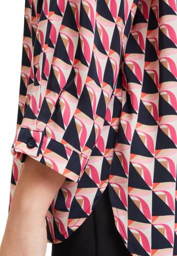 Casual-Bluse 40 Lässig - Pink/dark Blue
