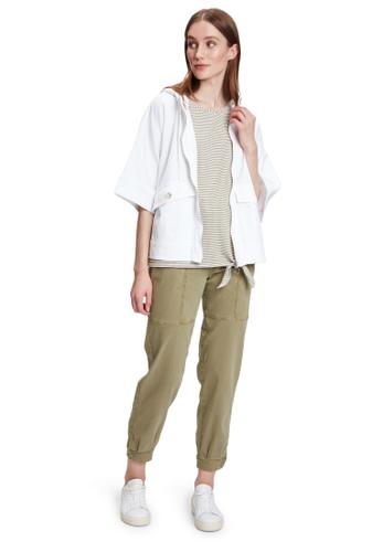Casual-Jacke 44 Gerade - Rohweiß