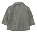 Blazer mit Strukturmuster 62 bequem - Grey Mel.