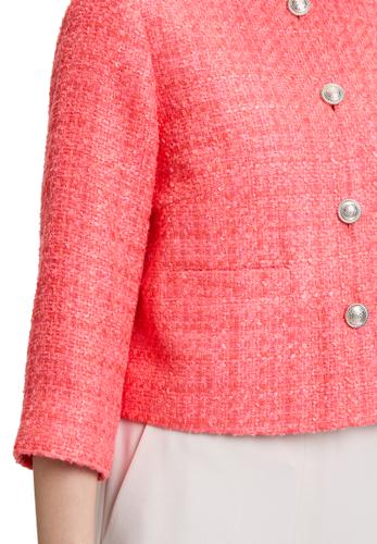 Blazer-Jacke 36 Gerade - Hot Coral