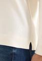 Funnelneck Shirt in Unifarbe XXL - Creamy White
