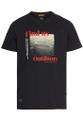 T-Shirt mit Print aus Organic Cotton Blau M
