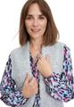 Longstrickjacke 36 Gerade - Light Silver Melange