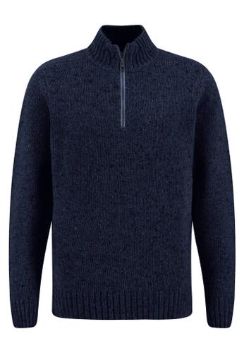 Troyer Button XXL Casual Fit - Navy