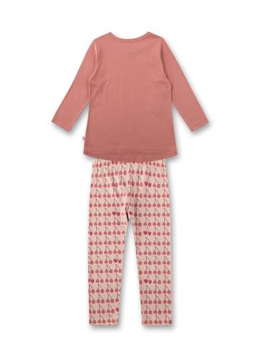 Schlafanzug lang 092 - Dusty Rose