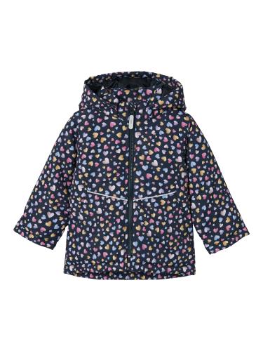 NMFMAXI JACKET AOP NOOS 92 - Dark Sapphire