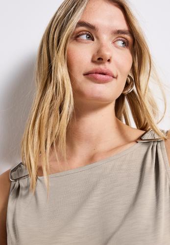 Silk-Look Top 38 - Morning Beige