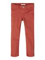 NMFPOLLY TWIATEXY LEGGING DN 92 Skinny Fit - Etruscan Red