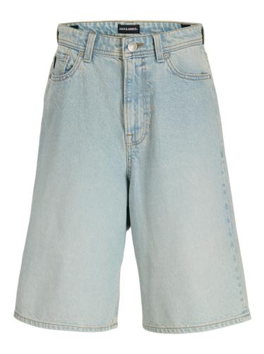 JJIRON JJORIGINAL SHORTS SQ 214 SN JNR 170 Baggy Fit - Blue Denim