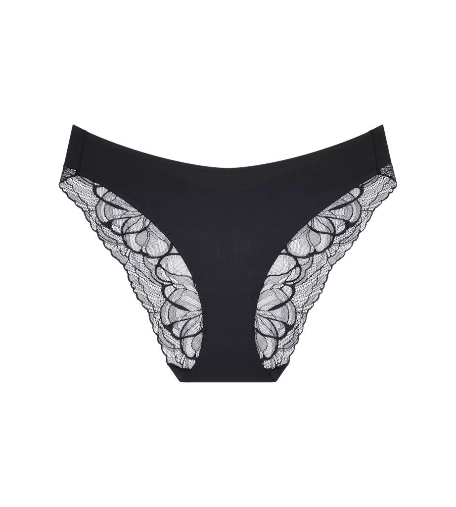Body Make-Up Illusion Lace Highleg Tai Schwarz 42
