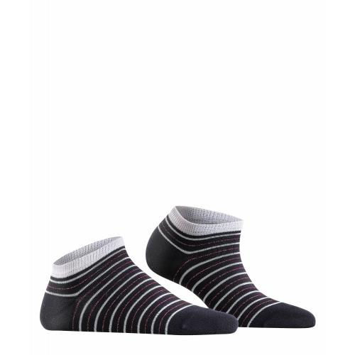 FALKE Stripe Shimmer Damen 35-38 - Dark Navy