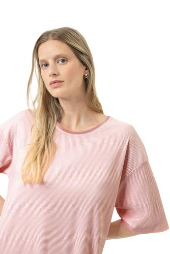 Bigshirt kurzarm 38 - Bridal Rose