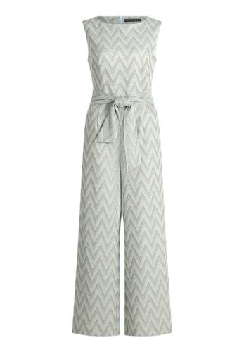 Jumpsuit 36 Figurumspielend - Blau/Grün
