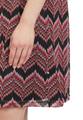 Basic-Kleid 40 A-Linie - Pink/schwarz