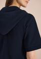Kurzarm Sweatjacke mit Kapuze