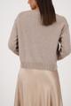 Weicher Strickpullover mit Lurex 36 - Truffle