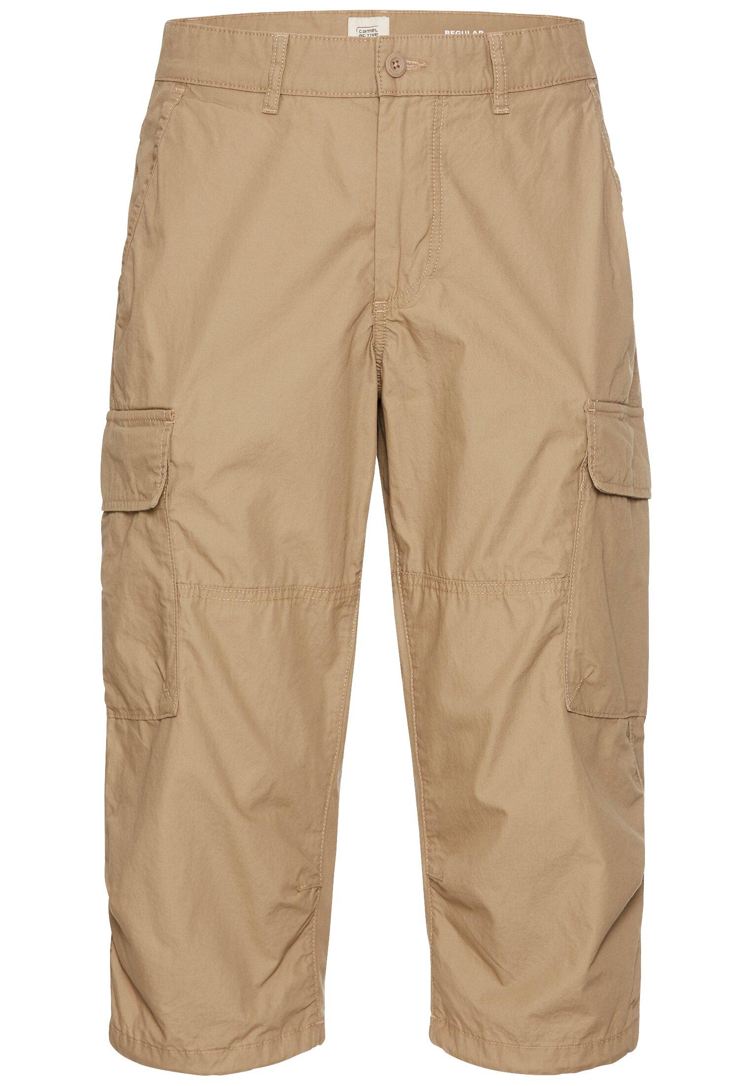 3/4 Cargo Shorts Regular Fit 34IN Regular Fit - Wood
