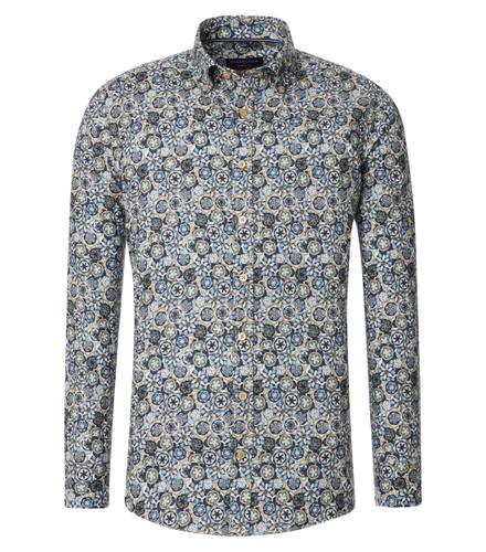 Freizeithemd M Casual Fit - Blau