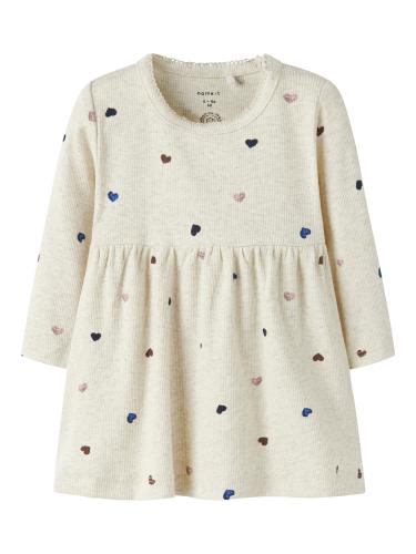 NBFNUTTI LS DRESS 74 Normal geschnitten - Peyote Melange