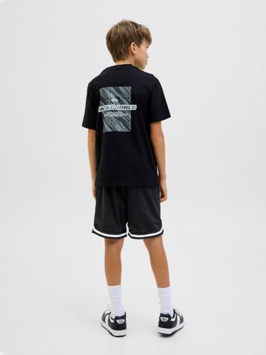 JPSTKARL ENERGIZE MESH SHORTS LNG JNR 176 Locker geschnitten - Black