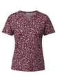 Shirt mit Minimal Print S - Mulberry Red