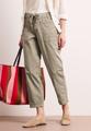 Barrel Leg Hose aus Twill-Ware 42/28 - Safari Beige