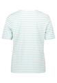 Basic Shirt S Gerade - Cream/mint