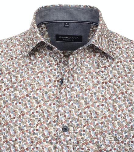 Freizeithemd XXL Casual Fit - Rot