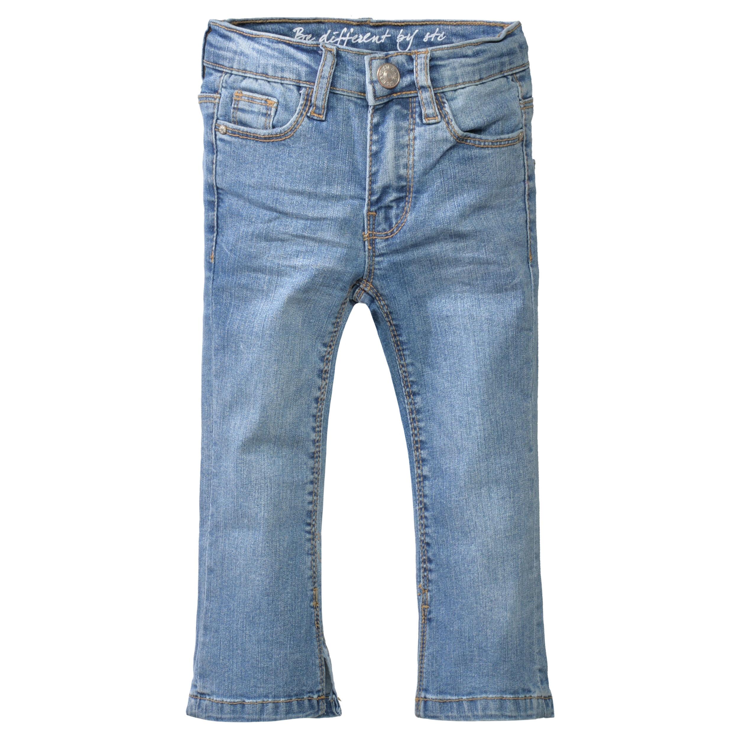 Mädchen Bell Bottom Jeans Slim Fit 92 slim fit - Mid Blue Denim