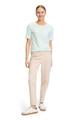 Basic Shirt S Gerade - Cream/mint