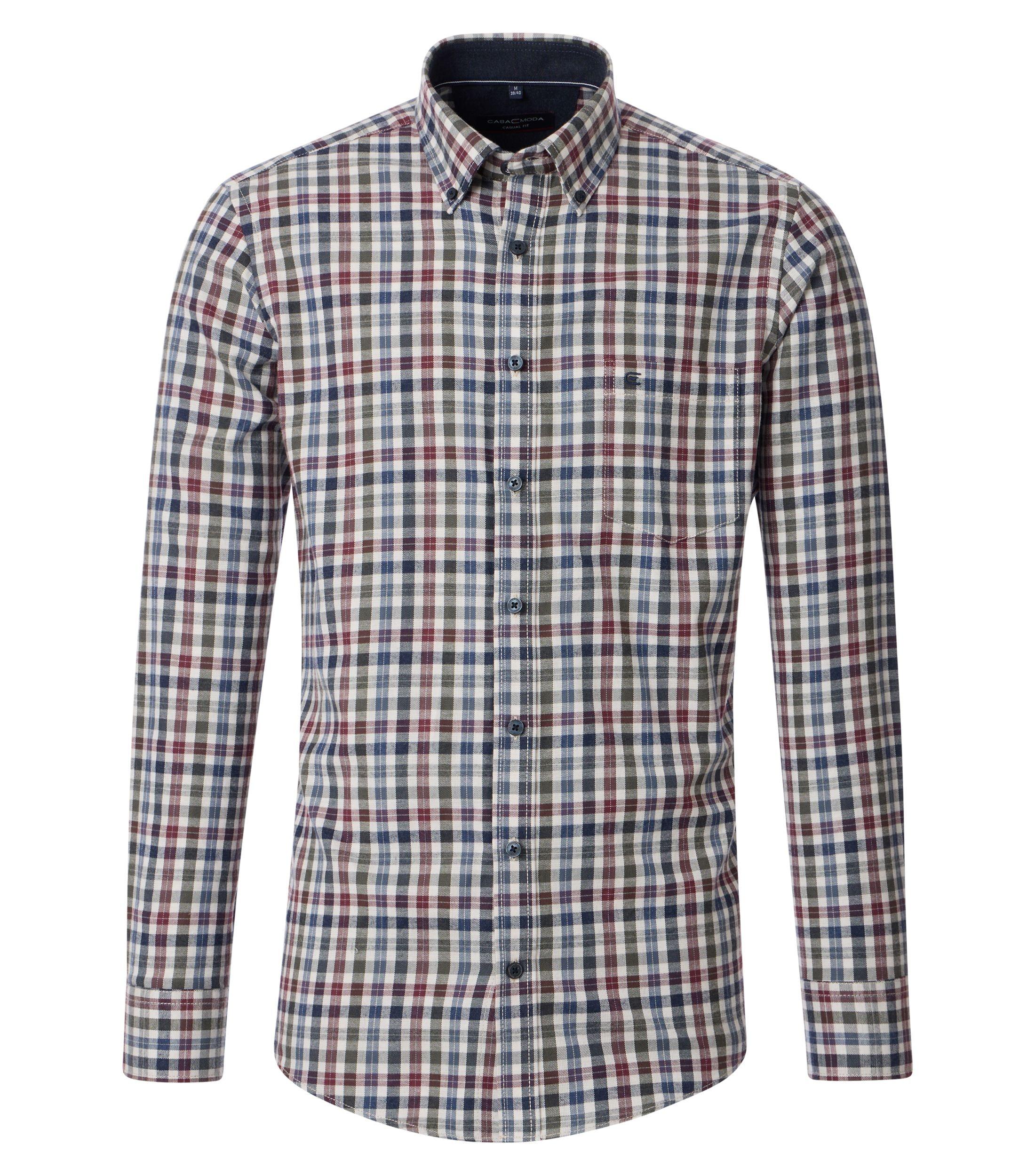 Flanellhemd 3XL Casual Fit - Blau