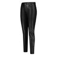MAC JEANS - SLIM vegan, Light vegan leather 42/30 - Schwarz