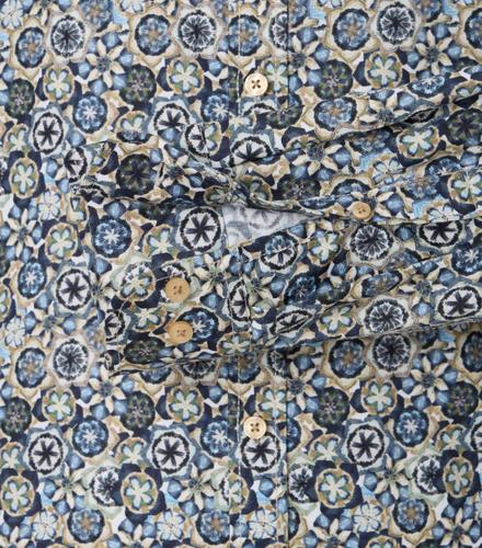 Freizeithemd M Casual Fit - Blau