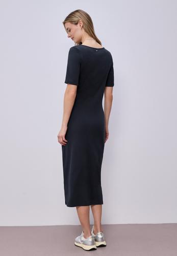 Midi-Kleid mit Knotendetail 34 - Shadowed Navy