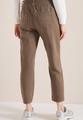 Mid Waist Slim Leg Hose im Loose Fit